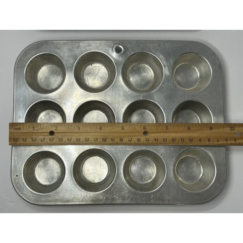 Comet Mini‎ Muffin Pans Triple Check Mini Cupcake Tins Made In USA Aluminum